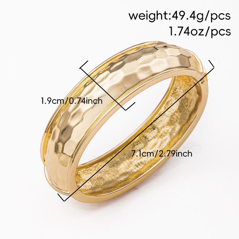 

Открытый гладкий браслет-кольцо новые украшения женский преувеличенный пружинный браслет глянцевые ювелирные изделия из сплава