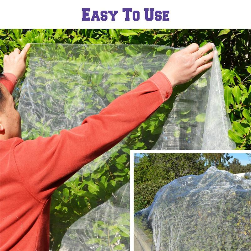 A84X-Mosquito Garden Bug Insect Netting Insect Barrier Bird Net Plant Protect Mesh