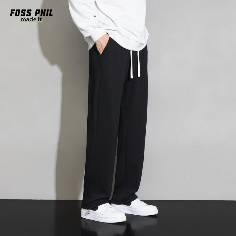 Foss Phil Men's Drawstring Straight Casual Pants 6008