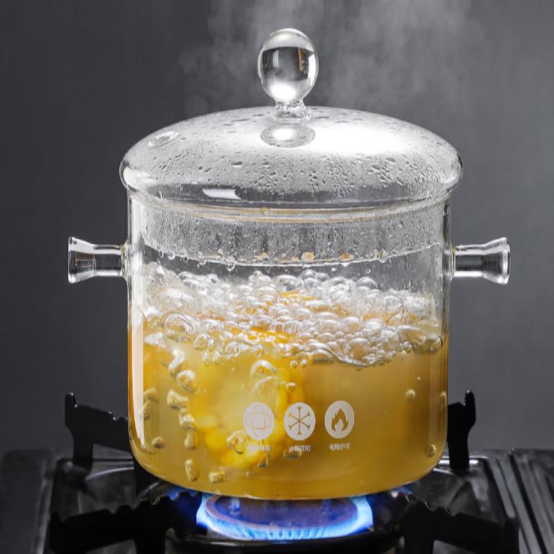 ZISIZ Transparent Glass Health Pot