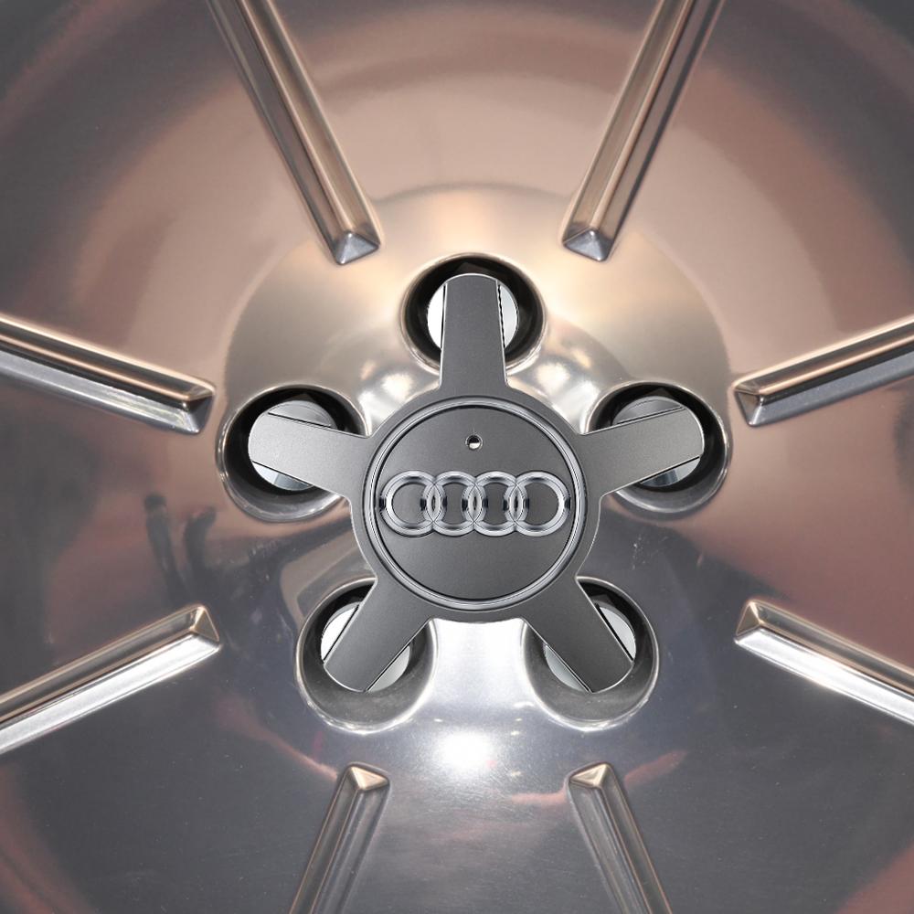 2026 4PCS Badge Car Five Claws Wheel Center Cap Hub Covers Auto Accessories For Audi B8 8P A3 A6 S6 Q7 Q5 Q3 A4 C7 A5 Sline S3 S4 S5