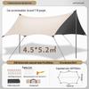 Handun Outdoor Camping Sunshade Tarp Tent