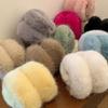 Soft Plush Ear Warmer Winter Warm Earmuffs for Womens Men Fashion Solid Earflap