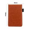 Leather Cover Pocket Notepad Lined Paper Business Memos Retro Portable Planner  Office Use