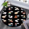 Family Guy Cartoon Pattern Round rug,Carpet Rug for Living Room Bedroom Playroom ,Non-slip Floor Mat,Holiday Gifts and Birthday Gifts.