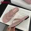 Fashion Summer Beach Female Flats Flip Flops Slides Slippers Shoes For Women Outdoor Fashion Round Toe Ladies Flats Slippers Shoes