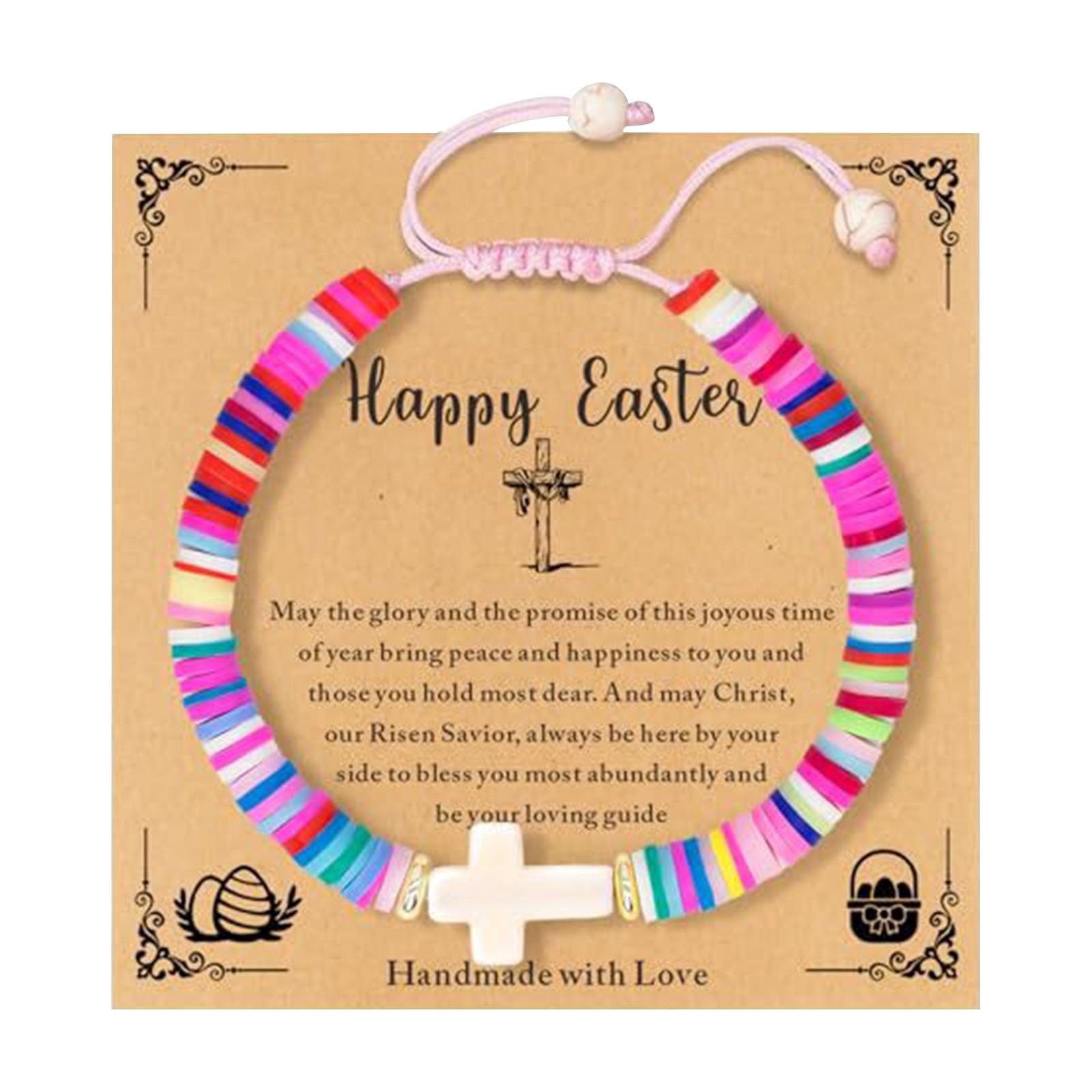 

Крест Браслет Подарок на первое причастие Девочке Религия Подарок на выпускной Браслет Подарок на день рождения Девочке-подростку Модные вещи One Size