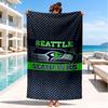 Asciugamano da Spiaggia Spirito di Squadra Seahawks, Asciugatura Rapida, Facile da Curare, Adatto Sia per il Fitness che per le Vacanze al Mare, Essenziale Sportivo