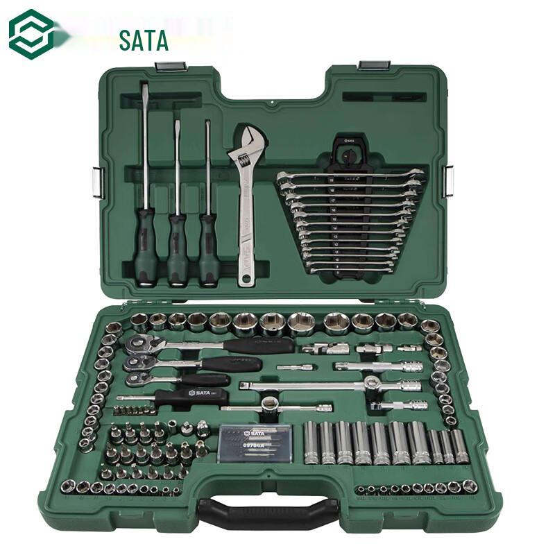 SATA 124-Piece Automotive Repair Tool Kit