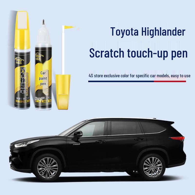 Toyota Highlander Paint Touch-Up Pen: Easily remove scratches and repair white and purple diamond paint.