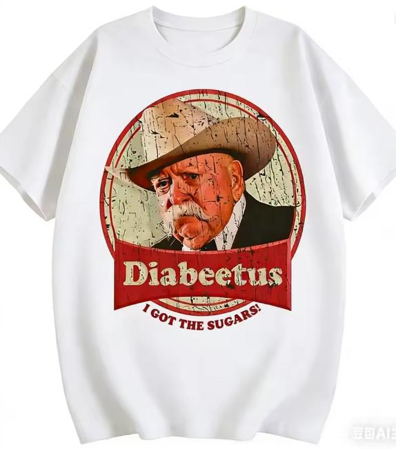 2026 New I Got The Sugars Printed Fun TShirt For Unisex And Unisex Summer Pure Cotton Clothing Fashion Casual Short Sleeved TShirt S