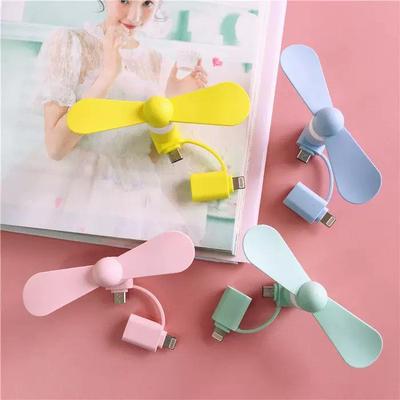 Creative Type-C Mini USB Phone Fan - Silent Portable Android Fan Gift
