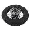 12 Inch Dirt Bike Rear Wheel Rim 80 100 12 3.00 12 Rear Wheel Tire and Rim Inner Tube 15mm Axle with Brake Rotor and
