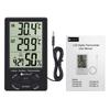 Neoteck Thermometer and LCD Digital Indoor and Outdoor Temperature and Humidity for Home Heatstroke Prevention Hygrometer, ±1°C Accuracy, Sensor,