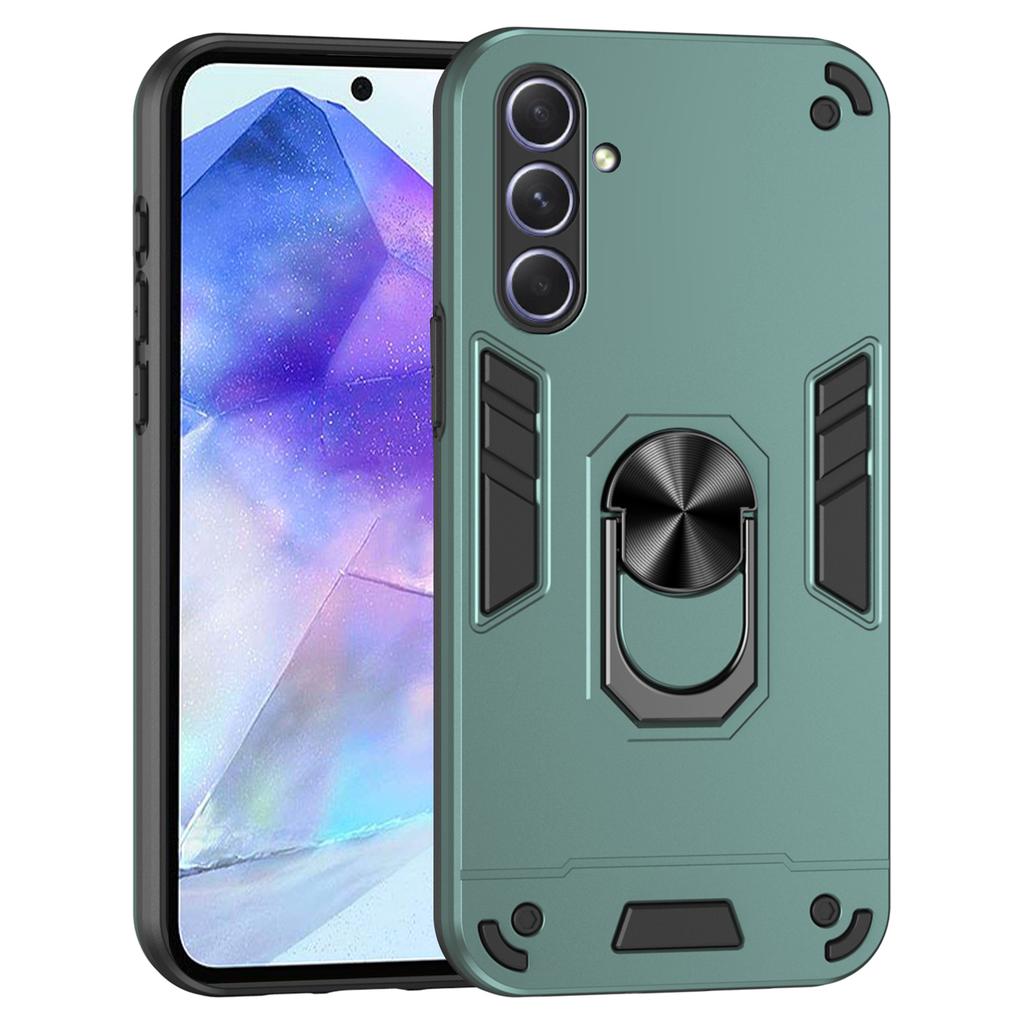 For Samsung Galaxy A55 5G Case Kickstand Phone Cover Support Magnetic Car Mount