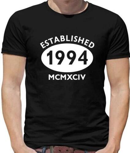 Numeri Romani Compleanno 1994 T-Shirt - 25th - 25 - - Regalo -idea S