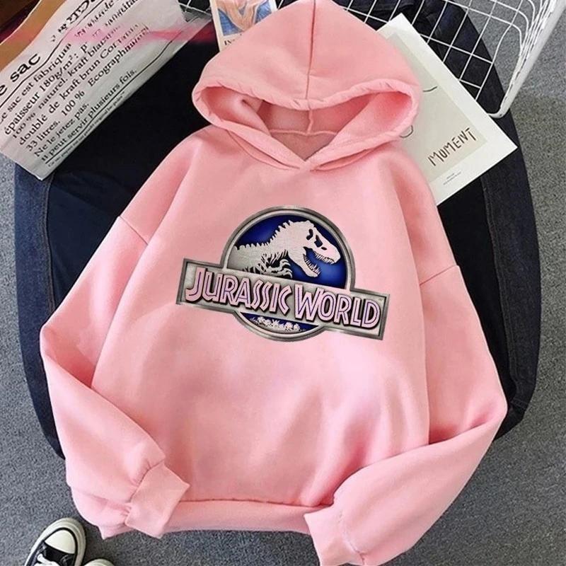 Jurassic Park Dinosaur Print Children's Hoodie, Comfortable, Soft, High-quality Sweatshirt, Warm Top for Autumn and Winter