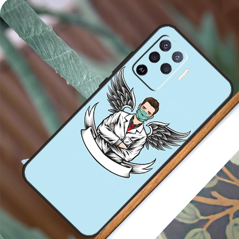 Cartoon Medicine Doctor Nurse For OPPO A57 A57S A77 A5 A9 A53 A52 A72 A96 A76 A16 A54 A74 A94 A38 A58 A78 A15 A17 Case