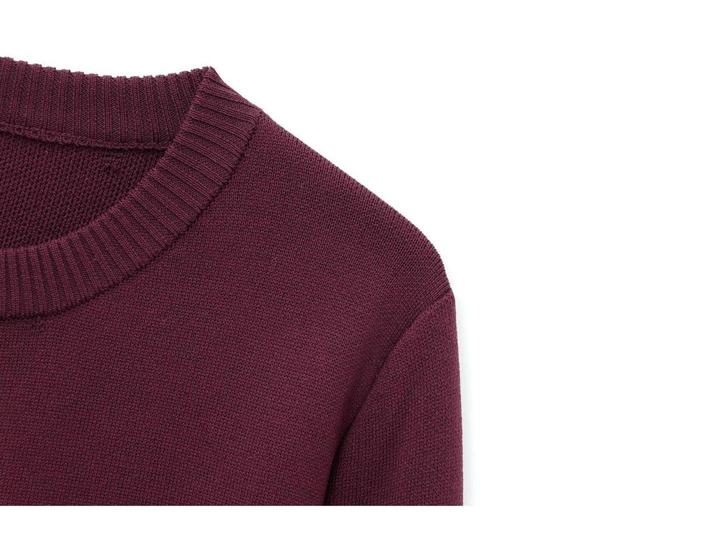 Γυναικεία Πλεκτή Ζακέτα με Στρογγυλή Λαιμόκοψη και Μονόκουμπη - Μοντέρνος Σχεδιασμός που Συνδυάζεται με Όλα, Στυλ #1822106