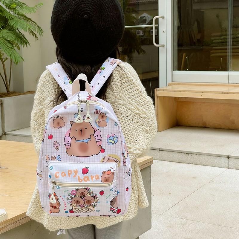 And Spacious Playful Kids School Bag Ideal For Preschool With Fun Animal Patterns