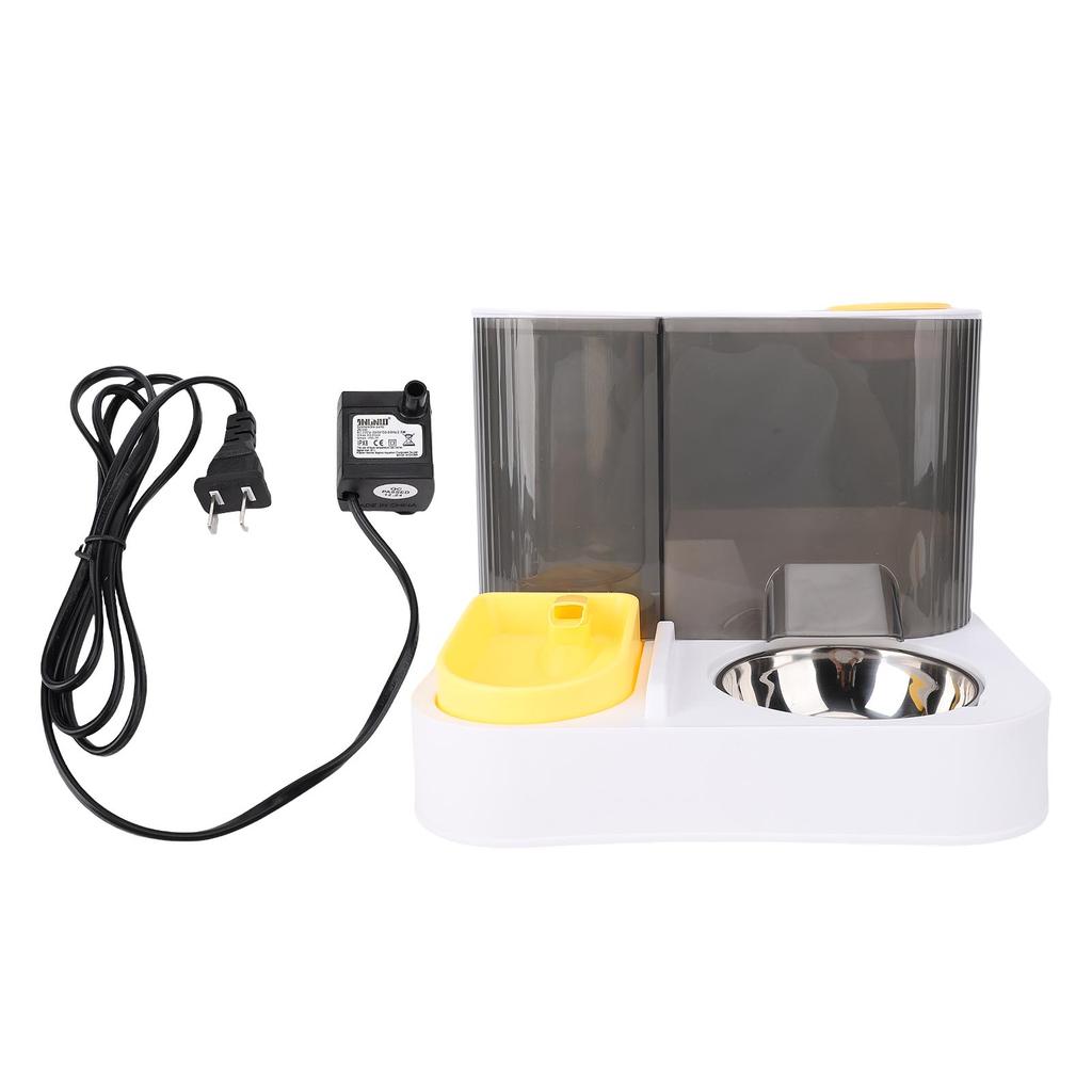 Hrănitor și Distribuitor de Apă 2 în 1 pentru Câini, Etanș, Menține Prospețimea pe Termen Lung, Hrănitor Automat pentru Animale de Companie