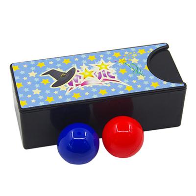 DYS Kreative, veränderbare Zauberbox-Requisite, die sich von der roten in die blaue Kugel verwandelt, Trickspielzeug für Kinder und Erwachsene