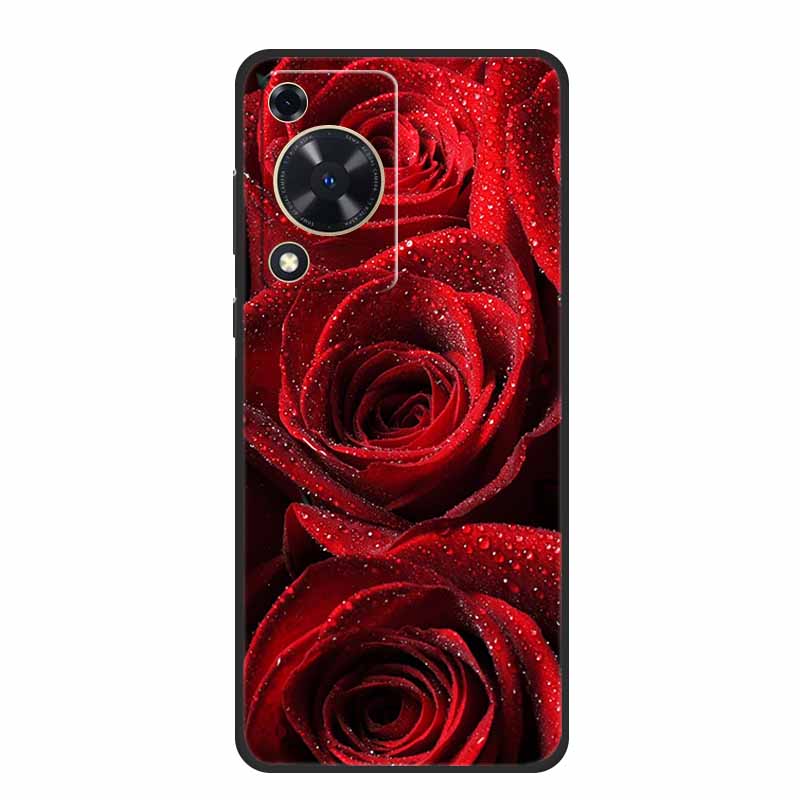 For Huawei Nova Y72s Phone Case Y 72 s Coque Black Silicone Soft Back Cover Case For Huawei Nova Y72 Y63 Case Y 63 Funda Shell