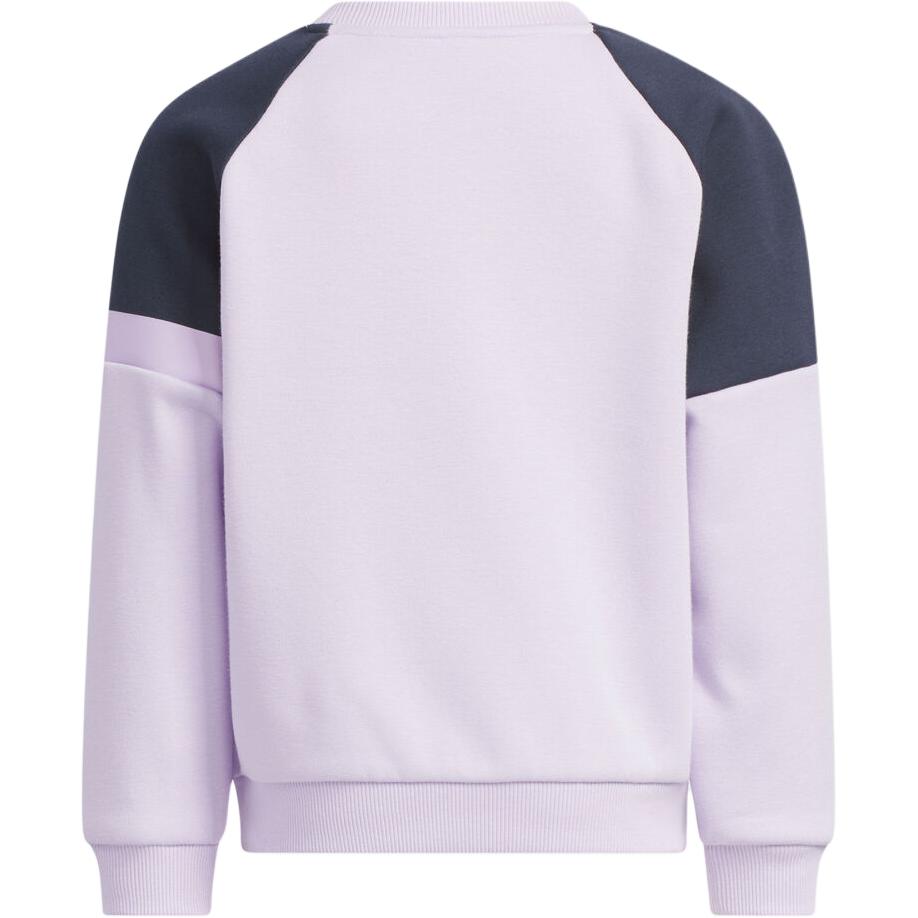Adidas Logo Letter Crew Neck Pullover Sports Long Sleeve Kids tops KB5129