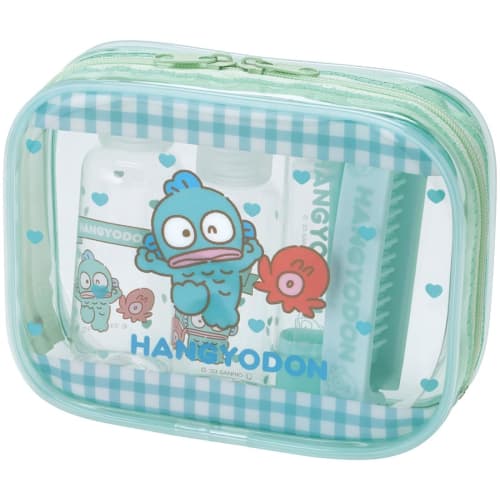 Skater Travel Set Toothbrush Comb Pouch Bottle Portable Travel Hangyodon Friends Sanrio TRVS1-A