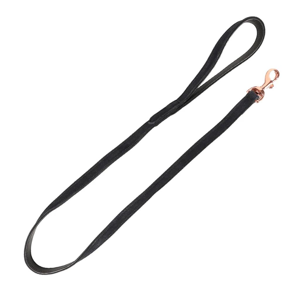 Benji & Flo Noble Suede Dog Lead