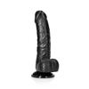 Realrock - Curved Realistic Dildo With Balls And Suction Cup 15.5 Cm