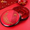 Festive Chinese Style Round Melamine Snack Tray