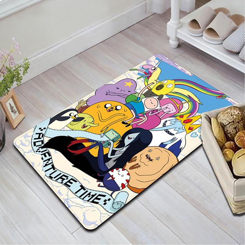 Adventure Time Rug Floor Mat for Living Room or Bedroom Soft and Comfortable Carpet a Gift for Birthday and Holiday.MFF0918021