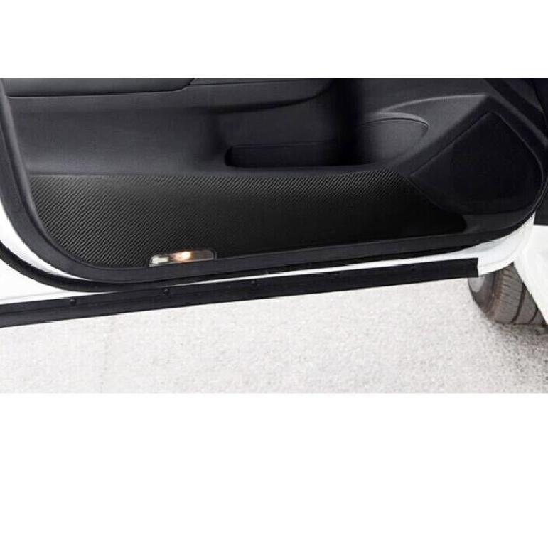 For Nissan Altima 2013~2018 Carbon Fiber Inner Door Anti~Kick Panel Cover Trim