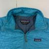 Patagonia Gefütterte Blouson Außenjacke Damen XS Hellblau Durchgehender Reißverschluss Polyester(GEBRAUCHT)