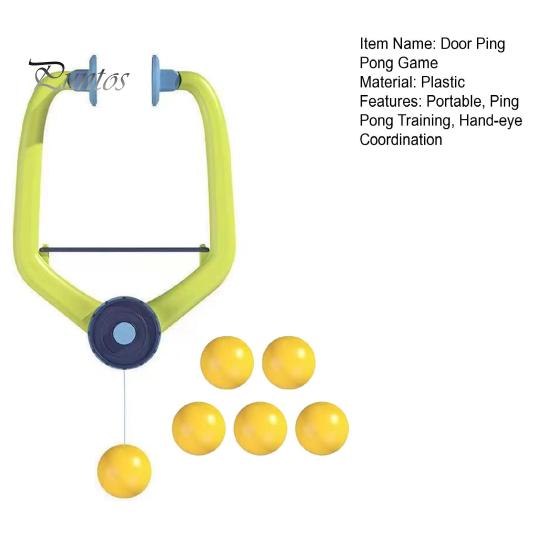 Door Ping Pong Game Vnitřní závěsný stolní tenis Přenosný tréninkový set se 6 míčky Doorway Ping Pong Game Trainer pro děti i dospělé