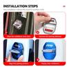 4Pcs Decorative Car Door Lock Buckle Cover Protector for Jeep Renegade Wrangler JK JL Grand Cherokee Compass Patriot Auto Parts
