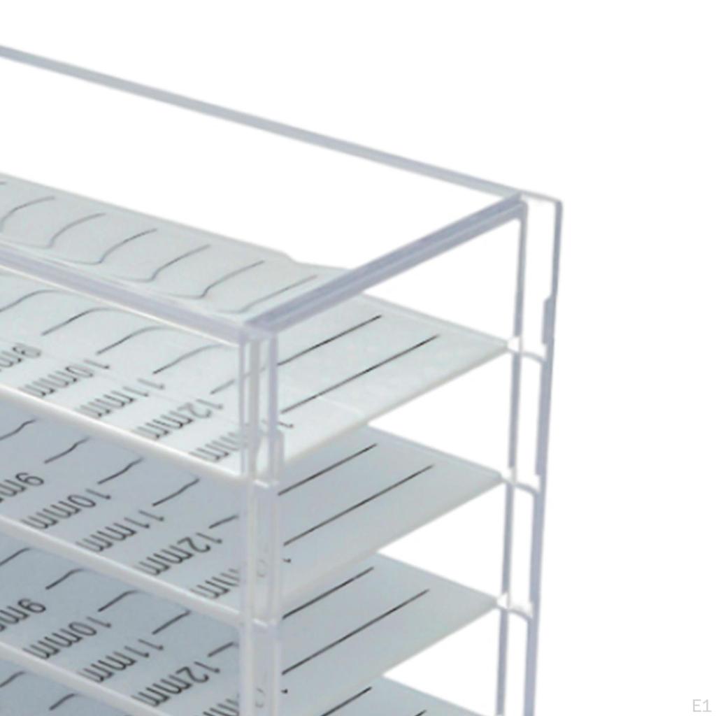 Eyelash Extension Storage Case 5 Layers Lash Holder Durable Drawer Mode with Dust
