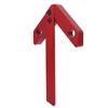 45 90 Degrees Carpenter Right Angle Line Gauge Round Heart Ruler