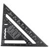 Protractor d'angle pour toiture 7 pouces Alliage d'aluminium Oxydation noire  (  )