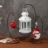 Home Decoration Flower Rack Wedding Iron Art Glass Ball Hanging Hanger Hook Ornament Display Stand Candle Holder Iron Hanging