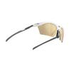 Rudy Project RYDON SLIM Sports White Sunglasses, Gloss/Multi-Laser Gold, SP545769-0000