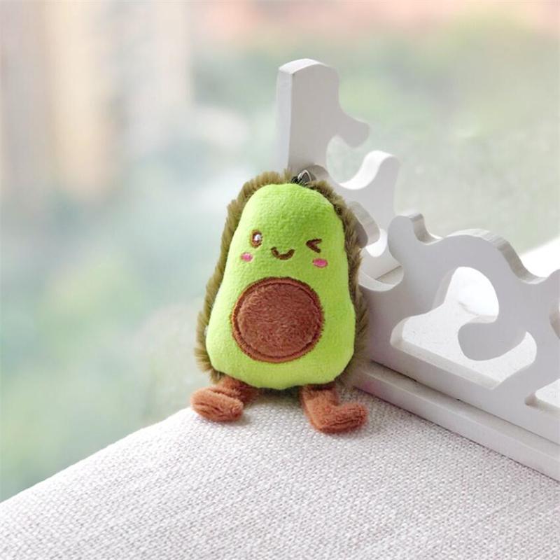 Jucărie umplută cu avocado Jucărie cu plante de pluș Desen animat drăguț Mini Fructe Morcov Căpșuni Fete Baieți Păpușă Plus Cadou pandantiv moale