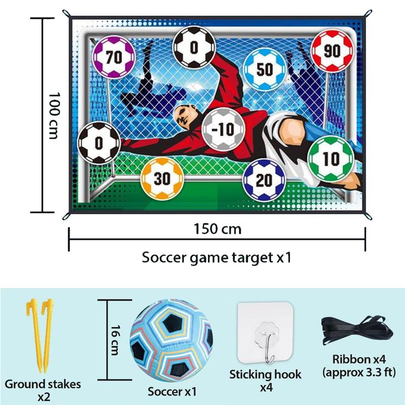 Soccer Game Mat Set Outdoor Indoor Soccer Toys Multiplayer Competitive Soccer Games Children Football Training Boy Gifts