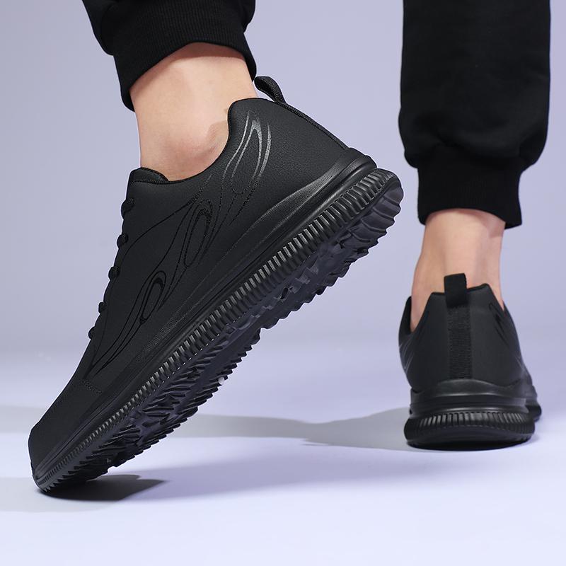 Jaro/podzim Vodotěsné Protiskluzové tenisky Kožený povrch Prodyšné Ležérní Extra velké pánské boty