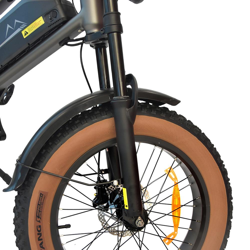 Elektrofahrrad DYU M20 1000W Motor 20" Fat Tire Vollgefedert Erwachsenen E-Bike 48V 18.2AH Doppelte Hydraulikbremse Shimano 7-Gang