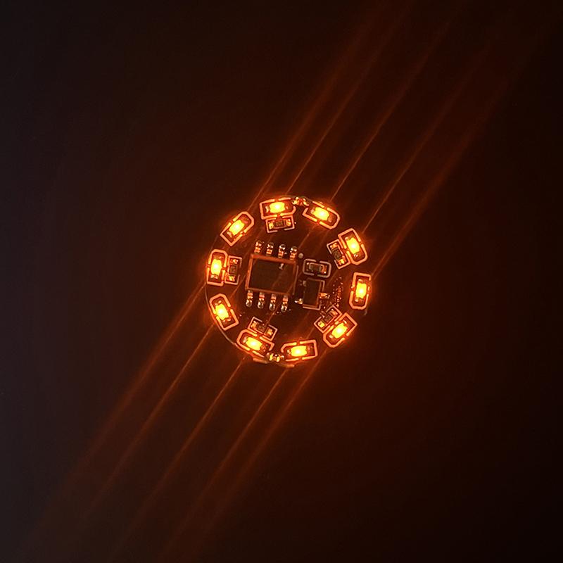 

1 шт. Магнитные индукционные световые огни и батарея DIY игрушки 16 режимов Беспроводная светодиодная лампа с магнитным управлением