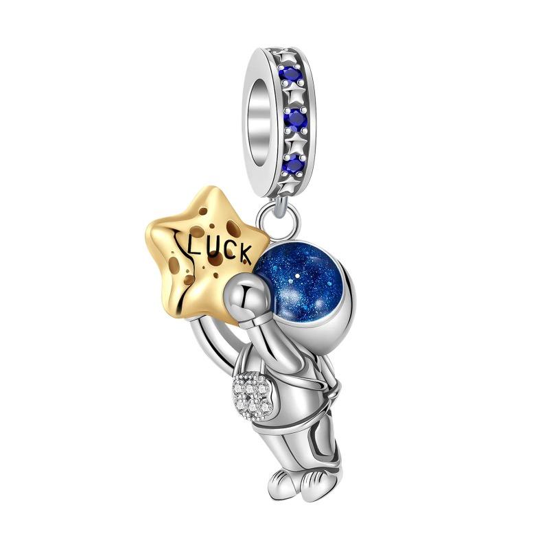 Copper Animal Charms Bear Rabbit Dog Panda Elephant Pig Kapibala Beads Pendants Fit Bracelet Diy Fine Jewelry Gift