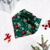 Dog Bandana Christmas HO Pine Needle Neaves Printed Pet Bandana Scarf Triangle Kerchief Pet Accessories Decoration  Pets Christm