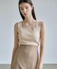 Nigaennikol [Essential] Square Neck Knit Sleeveless_13 Color (I Type)